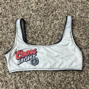 Coors Light White Bikini Top